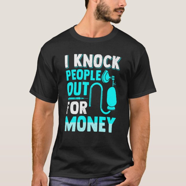 CRNA Nurse Anesthetist  Anesthesiology T-Shirt (Front)
