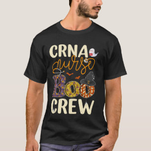 CRNA Nurse Boo Crew Funny CRNA Nurse Halloween Cos T-Shirt