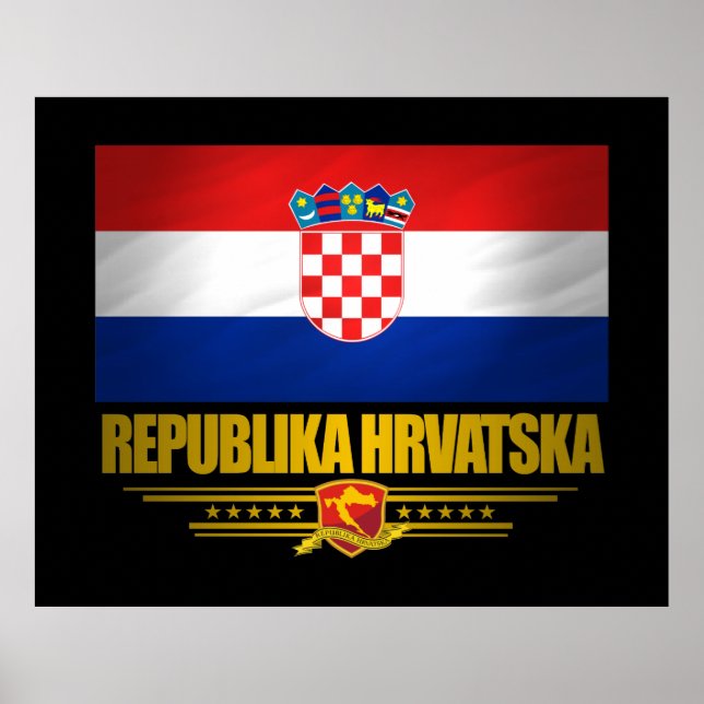 "Croat Pride" Posters & Prints (Front)