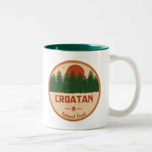 Croatan National Forest Two-Tone Coffee Mug
