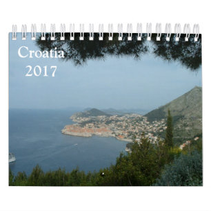 Croatia 2017 calendar