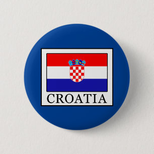 Croatia 2 Inch Round Button