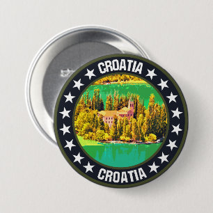 Croatia                                            3 inch round button