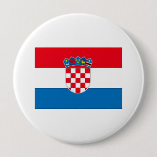 Croatia 4 Inch Round Button