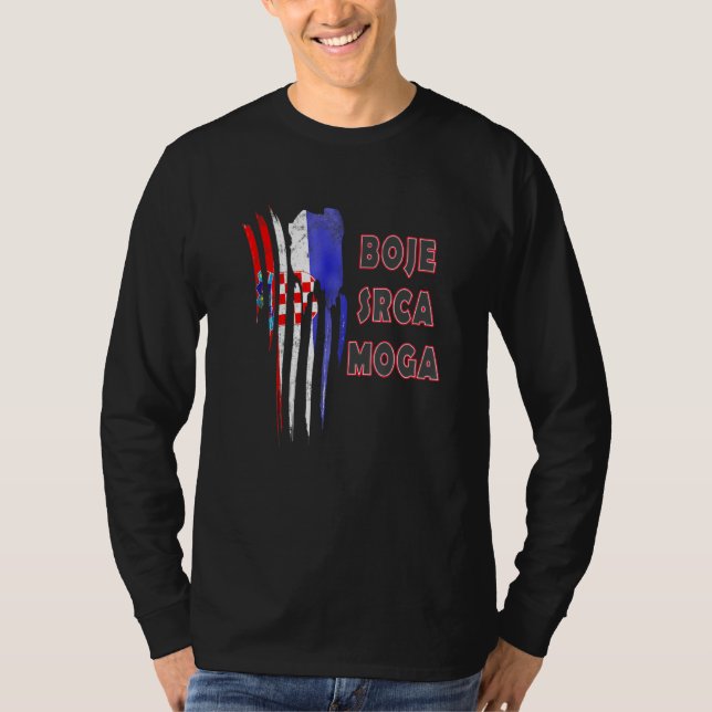 Croatia Boje Srca T-Shirt (Front)