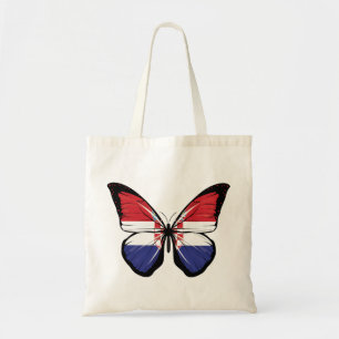 Croatia Butterfly Flag Tote Bag