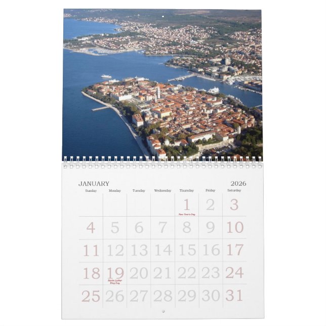 Croatia Calendar (Jan 2026)