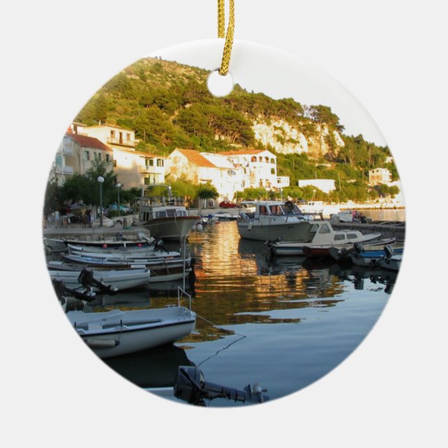 Croatia Ceramic Ornament (Front)