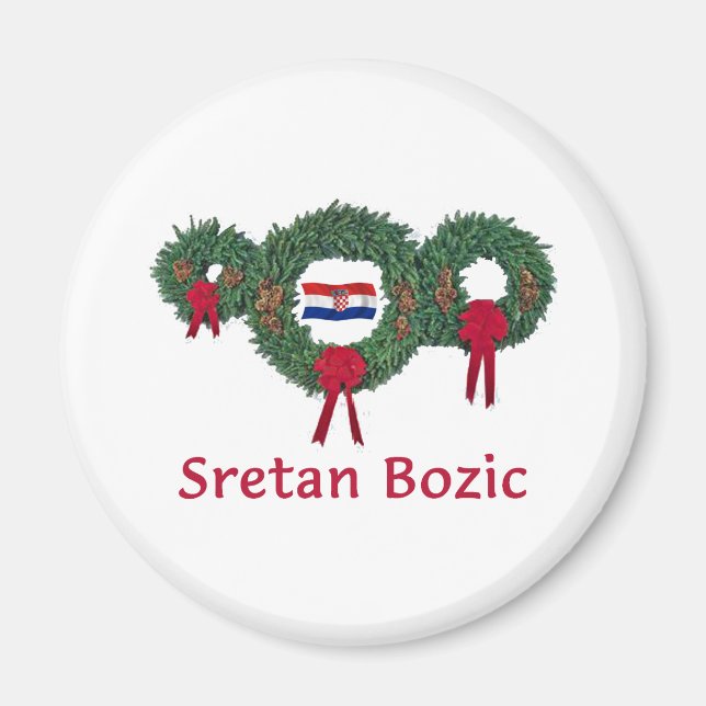 Croatia Christmas 2 Magnet (Front)