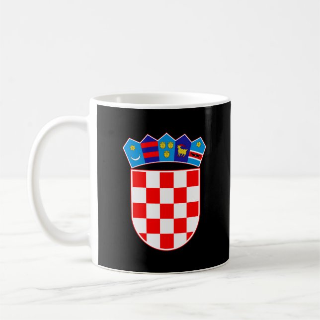 Croatia coat of arms coffee mug (Left)