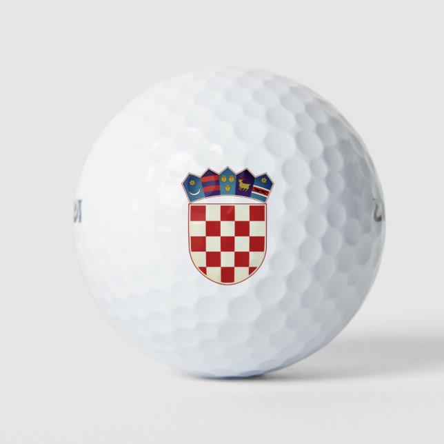 Croatia coat of arms golf balls (Front)