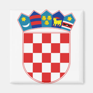 Croatia Coat of arms HR Hrvatska Magnet