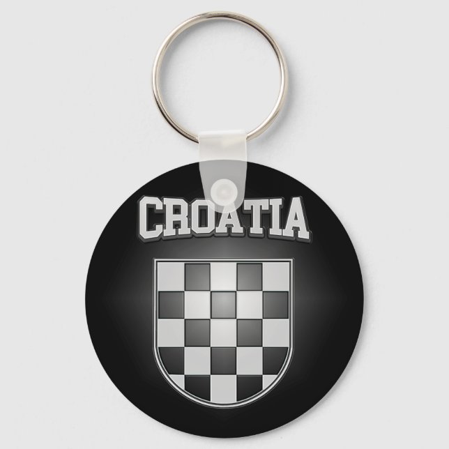 Croatia Coat of Arms Keychain (Front)