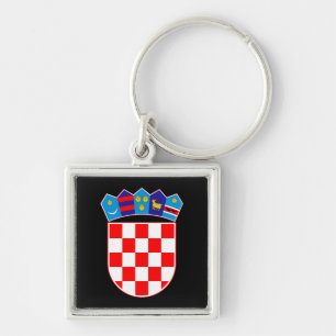 Croatia coat of arms keychain