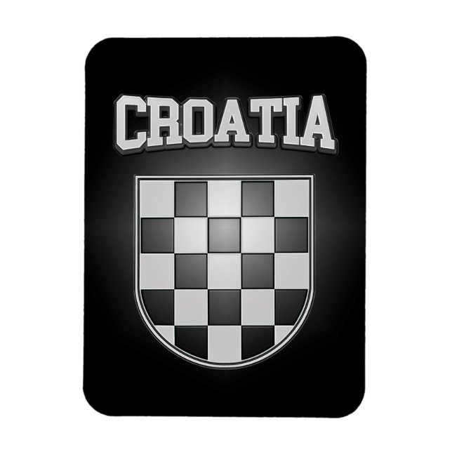 Croatia Coat of Arms Magnet (Vertical)