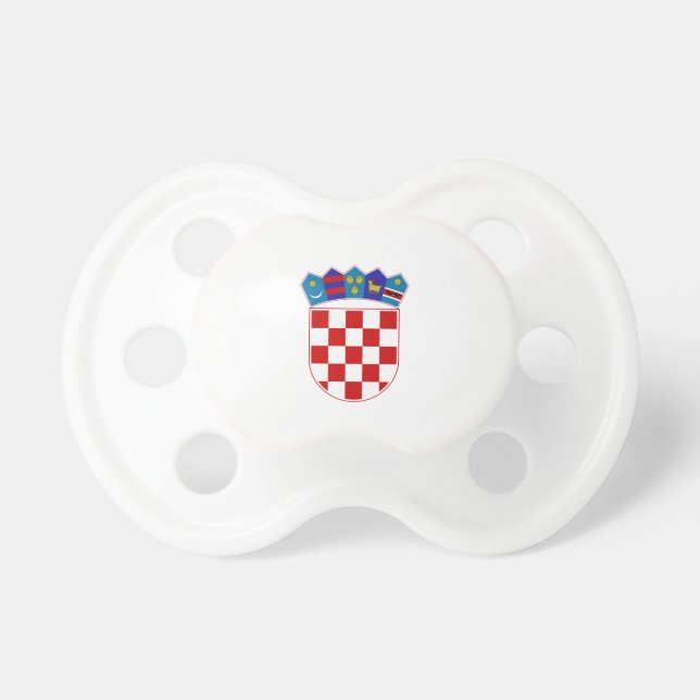 Croatia Coat of Arms Pacifier (Front)