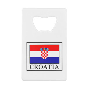 Croatia Credit Card Bottle Opener