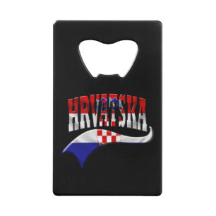 Croatia Credit Card Bottle Opener