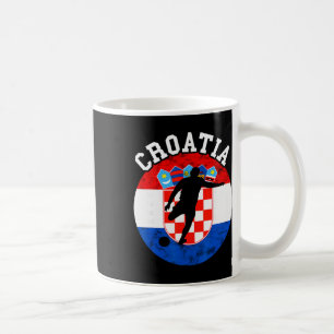 Croatia Croatian Footll Croatian Flag Hrvatska Soc Coffee Mug