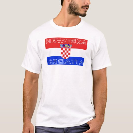 Croatia Croatian Hrvatska Flag T-Shirt