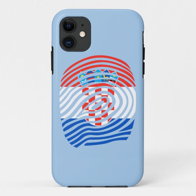Croatia DNA Case-Mate iPhone Case (Back)