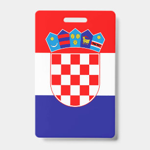 Croatia Flag Badge
