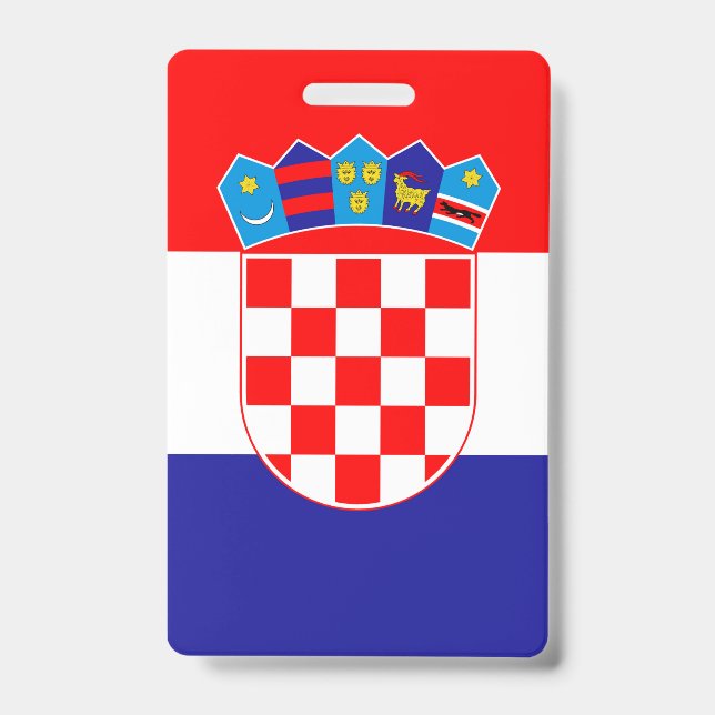 Croatia Flag Badge (Front)