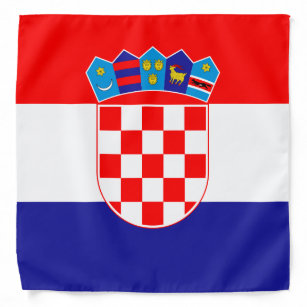 Croatia Flag Bandana