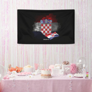 Croatia flag banner