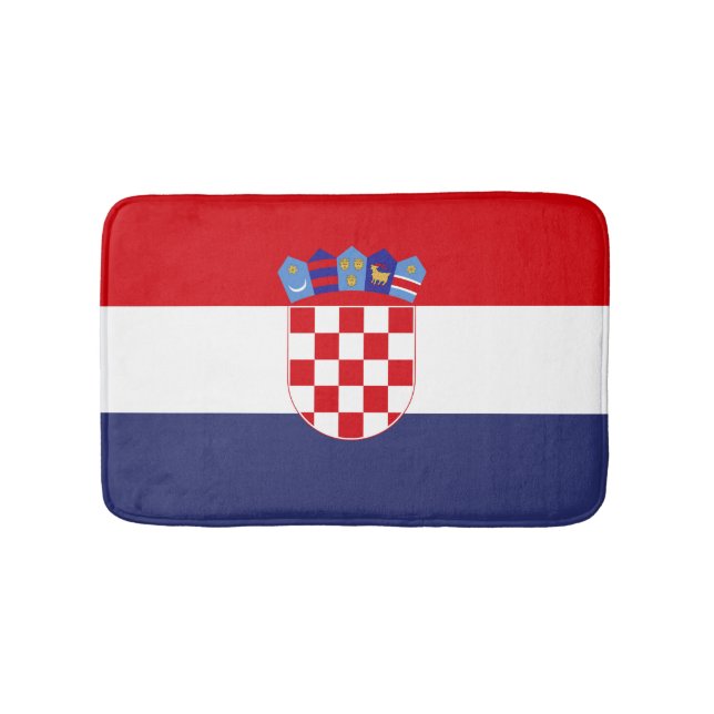 Croatia flag bath mat (Front)