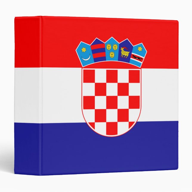 Croatia Flag Binder (Front/Spine)