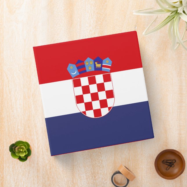 Croatia flag binder (In Situ)