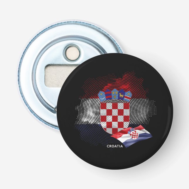 Croatia flag bottle opener (Front)