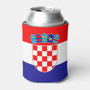 Croatia Flag Can Cooler