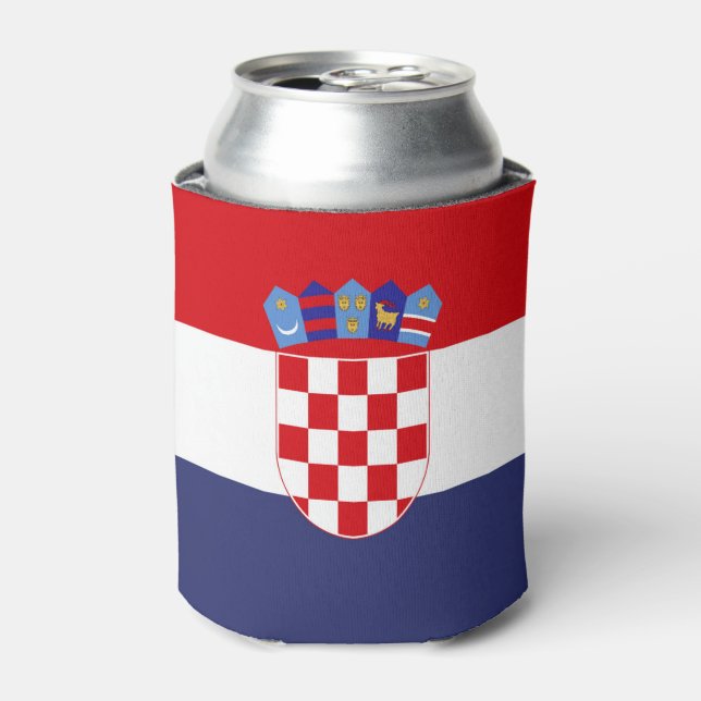Croatia flag can cooler (Can Front)