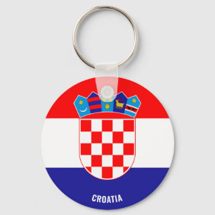Croatia Flag Charming Patriotic Keychain