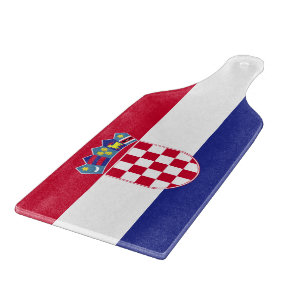Croatia Flag Cutting Board