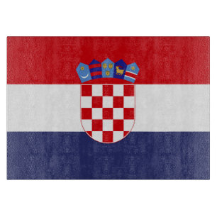 Croatia flag cutting board