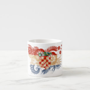 Croatia Flag Espresso Cup