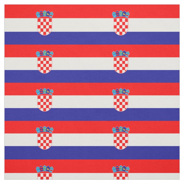 Croatia flag fabric (Swatch)