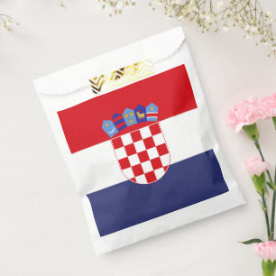 Croatia flag favour bag
