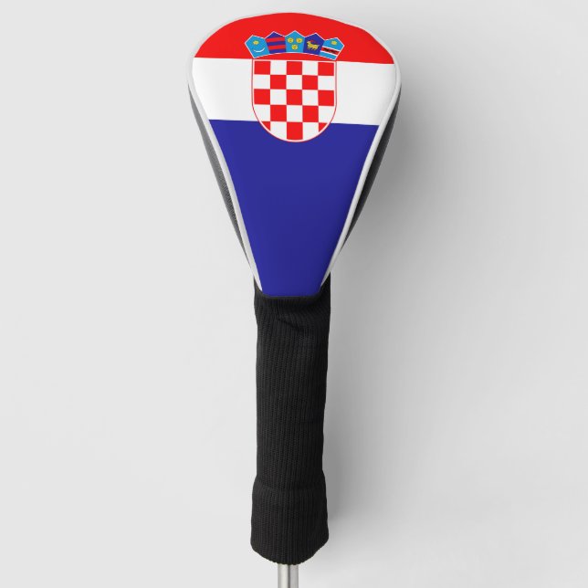 Croatia Flag Golf Head Cover (Front)