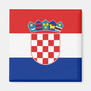 Croatia Flag HR Hrvatska Magnet