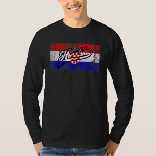Croatia Flag Hrvatska Zastava Hrvatska T-Shirt