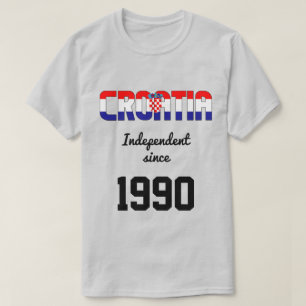 Croatia Flag Independence Celebration T-Shirt