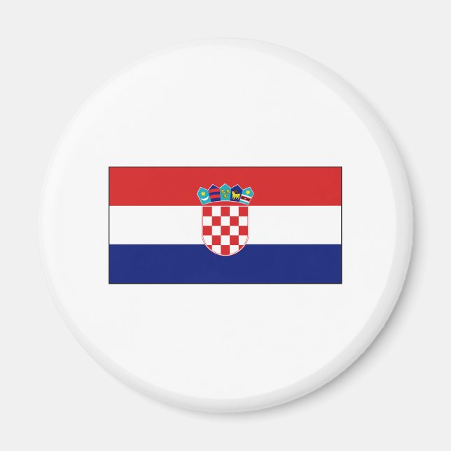 Croatia FLAG International Magnet (Front)