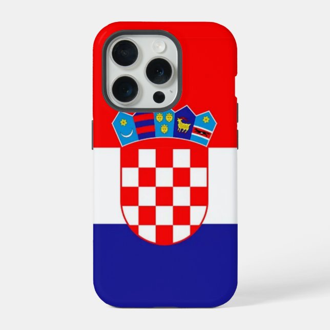 Croatia Flag iPhone Case (Back)
