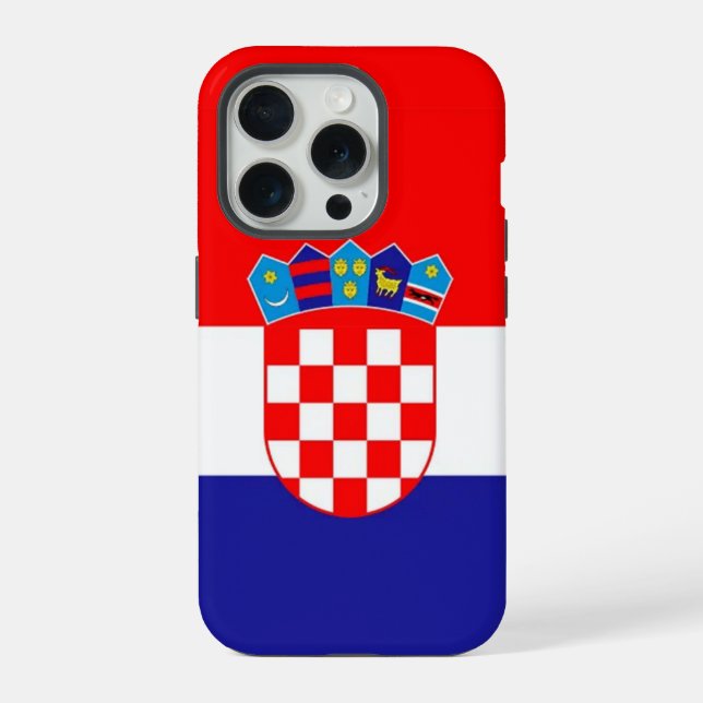 Croatia Flag iPhone Case (Back)