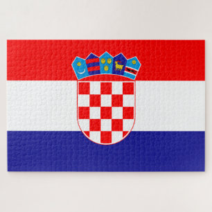 Croatia flag jigsaw puzzle