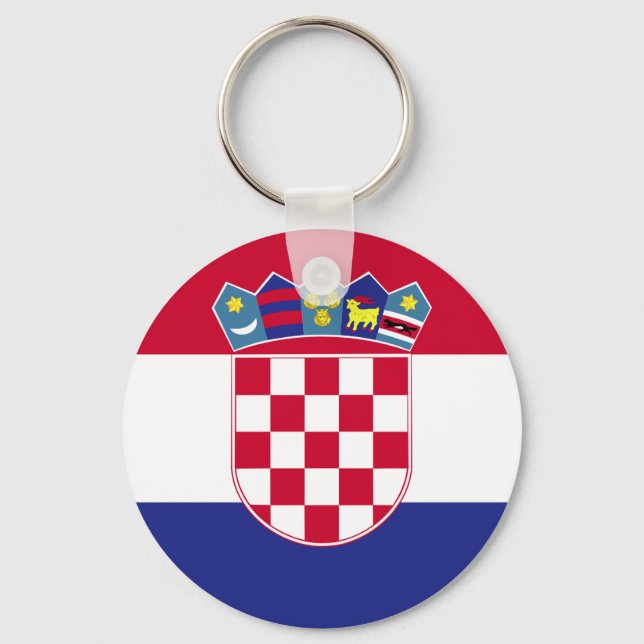 Croatia Flag Keychain (Front)